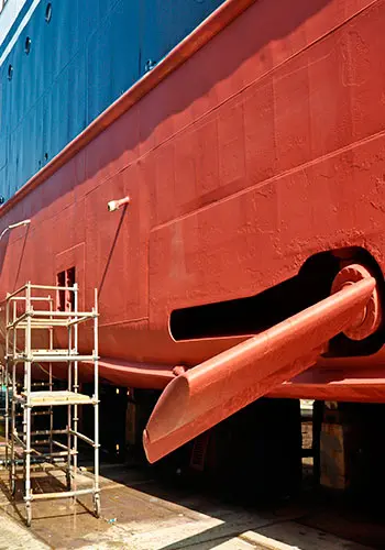 Reparación de aletas estabilizadoras.