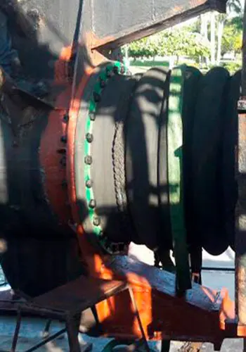 Fabricación de elastómeros para la dragas: